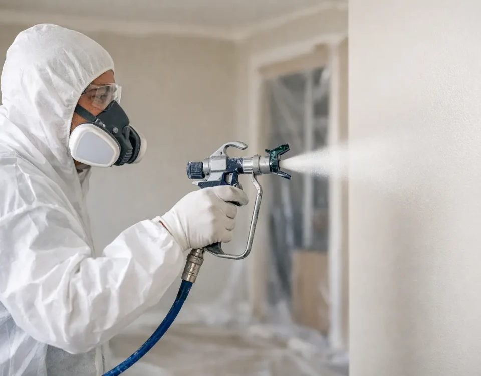 How to Spray Interior House Paint Properly