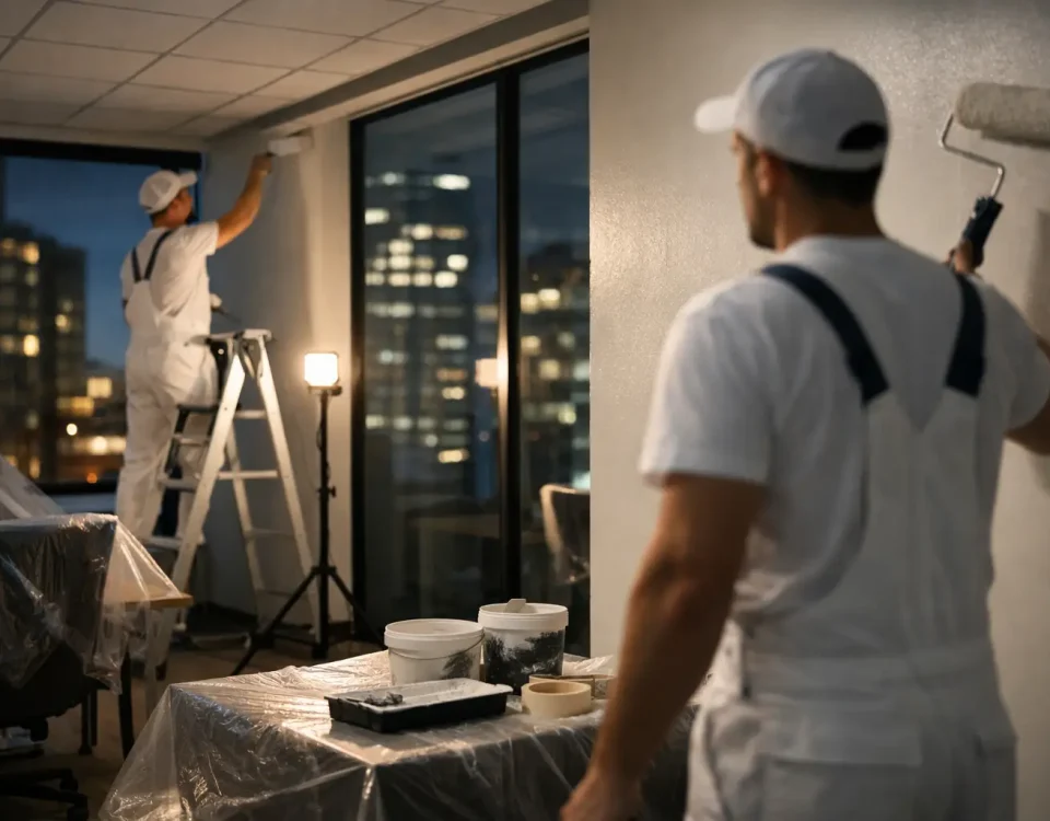 Can Painting Happen After Hours? Yes, With a Plan