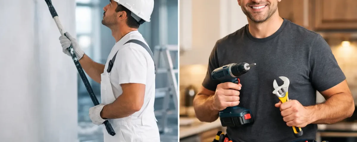 Commercial Painters vs Handyman Services
