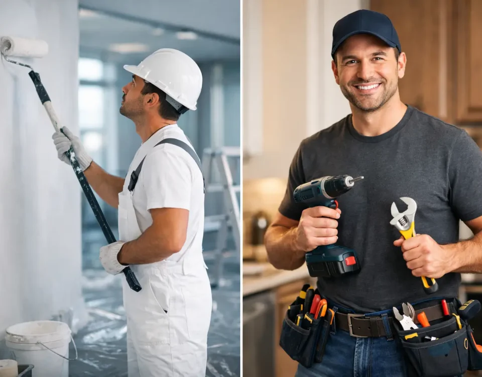 Commercial Painters vs Handyman Services