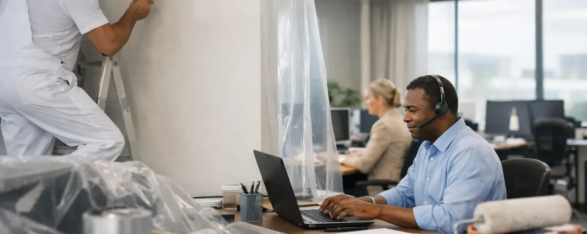 How to Repaint Occupied Offices With Less Disruption