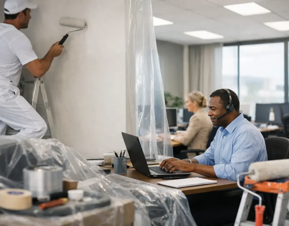 How to Repaint Occupied Offices With Less Disruption