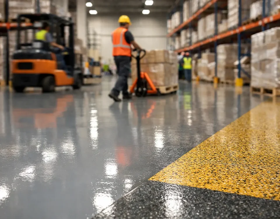 Warehouse Floor Coating Options for Busy Sites