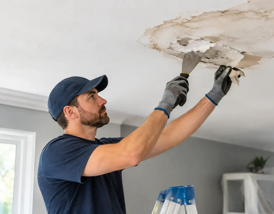 How to Repair Water Damaged Ceilings Properly