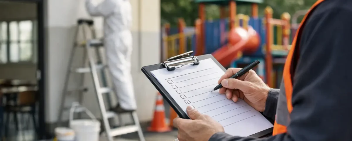 School Repainting Compliance Checklist for Safer Works