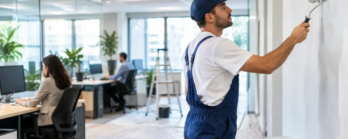 Painting Occupied Commercial Spaces Without Disruption