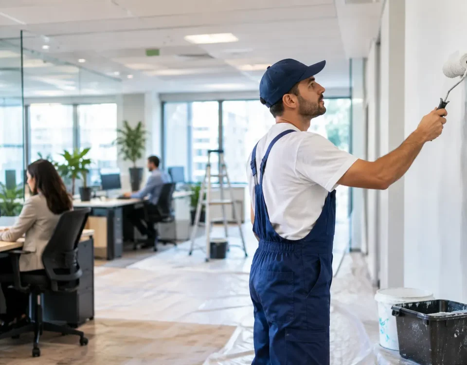 Painting Occupied Commercial Spaces Without Disruption